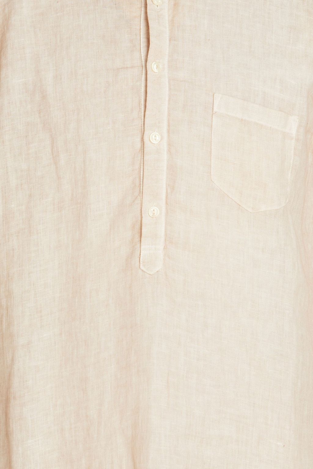 120% LINO Jersey-paneled linen shirt