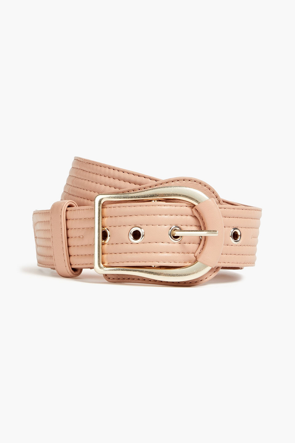 Zimmermann Leather Belt In Blush