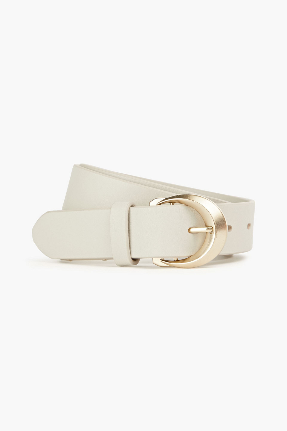 Zimmermann Leather Belt In Ecru