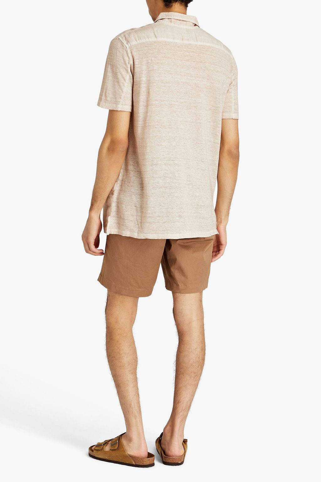 120% LINO Linen polo shirt