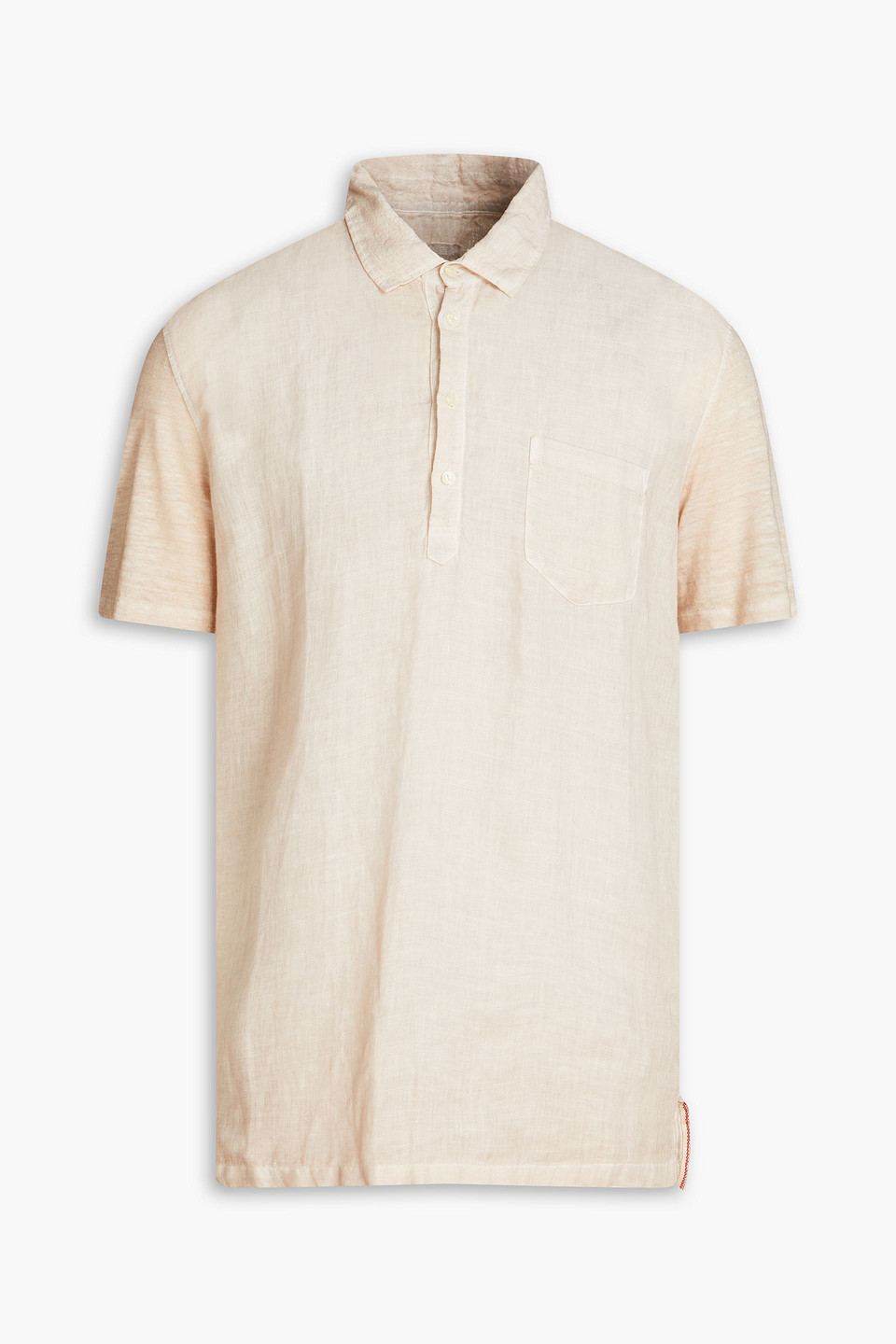 Linen polo shirt