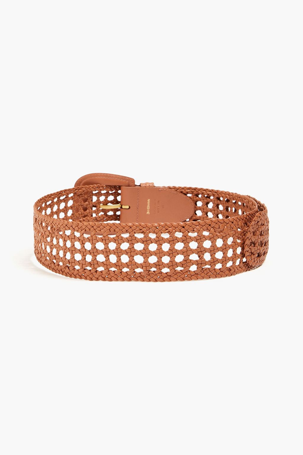 Woven leather belt - Thumbnail 2