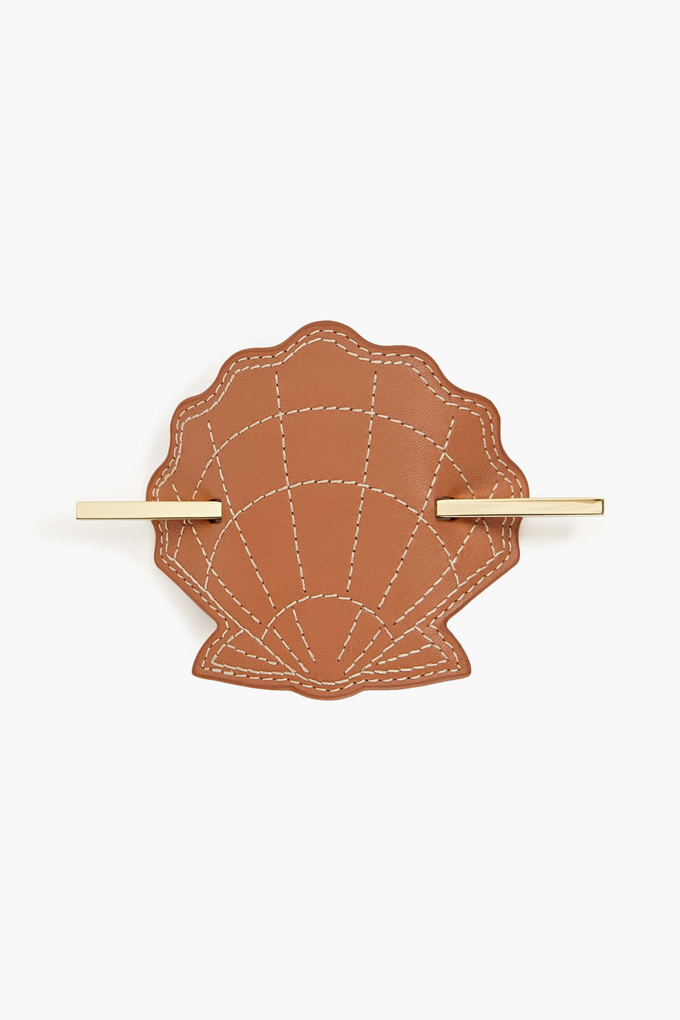 Zimmermann Haarspange Aus Leder In Light Brown