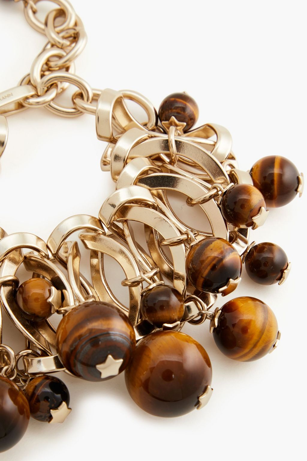 ZIMMERMANN Gold-tone agate bracelet