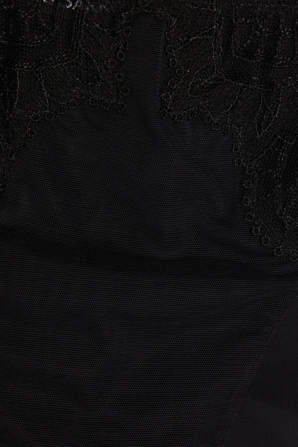 I.D. SARRIERI Embroidered tulle mid-rise briefs