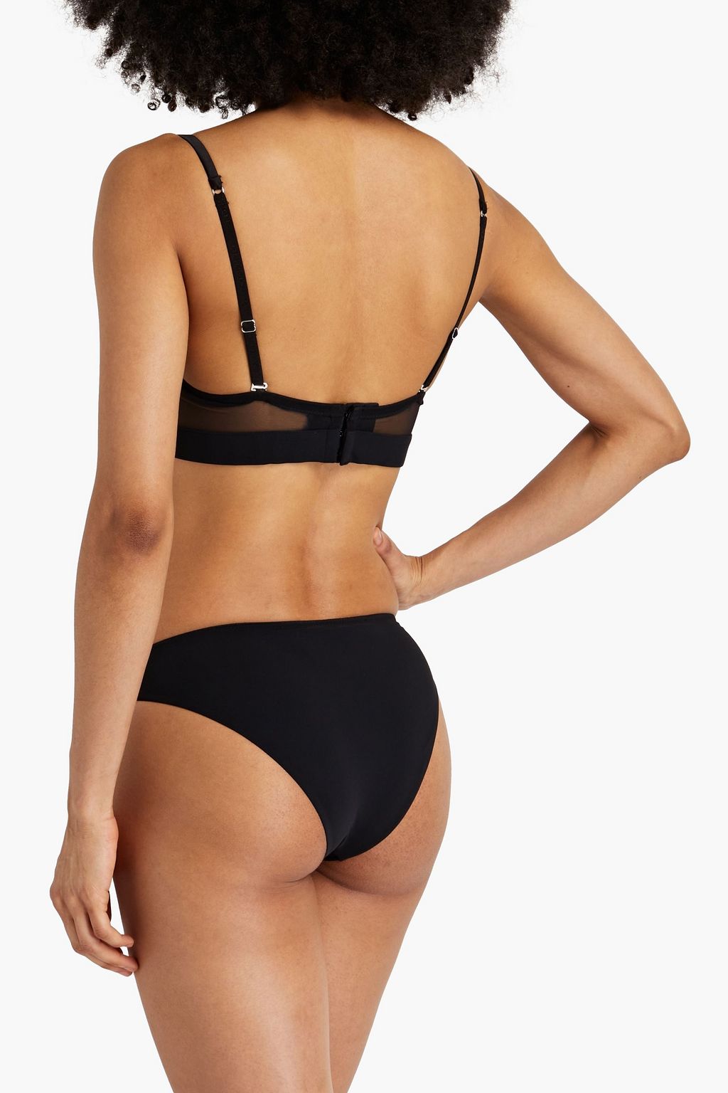 I.D. SARRIERI Embroidered tulle mid-rise briefs
