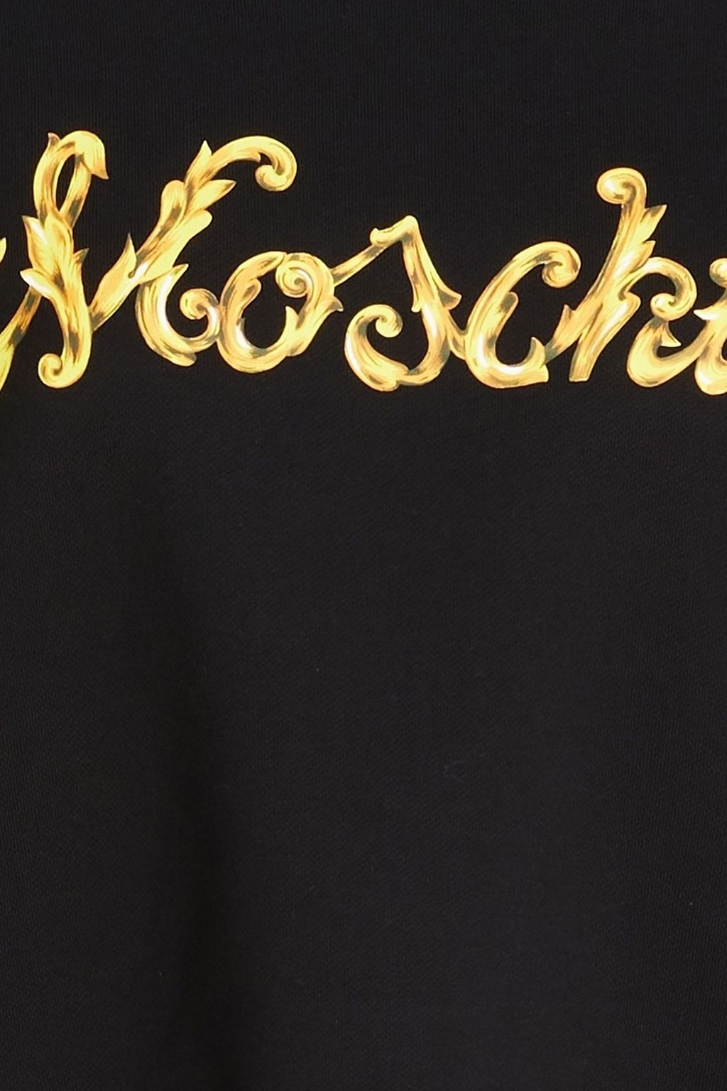 MOSCHINO Sweatshirt aus Baumwollfrottee mit Print