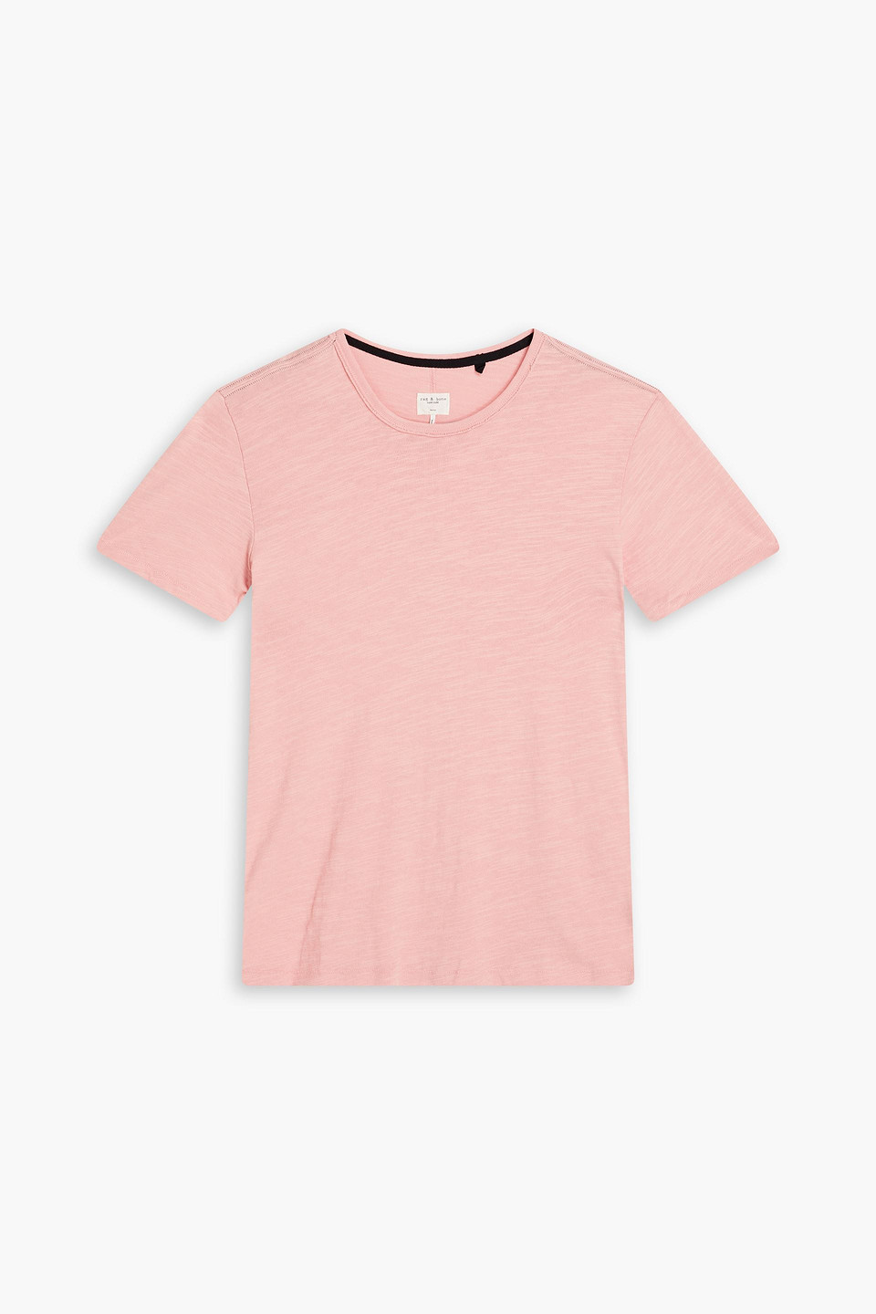 Rag & Bone Flame T-shirt Aus Baumwoll-jersey Mit Flammgarneffekt