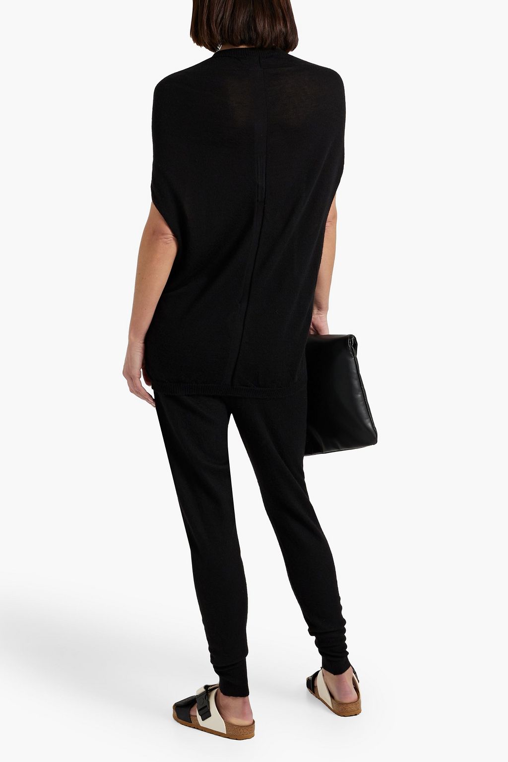 RICK OWENS Brushed cashmere track pants