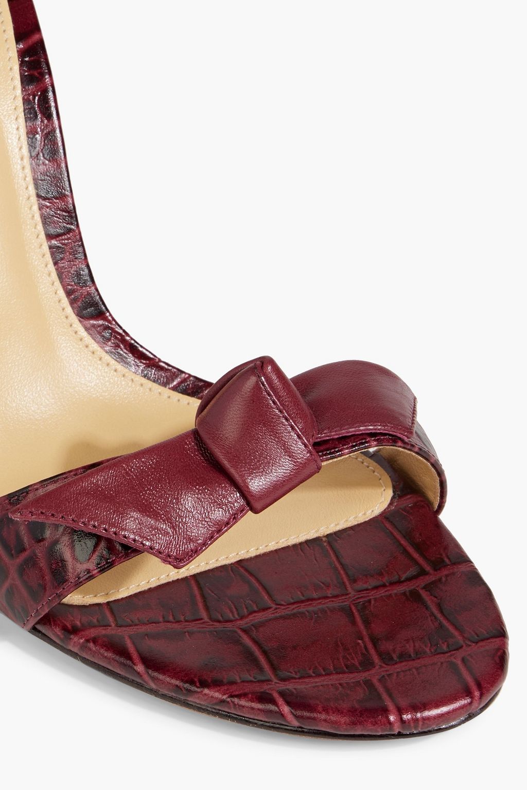 ALEXANDRE BIRMAN Clarita bow-detailed suede sandals
