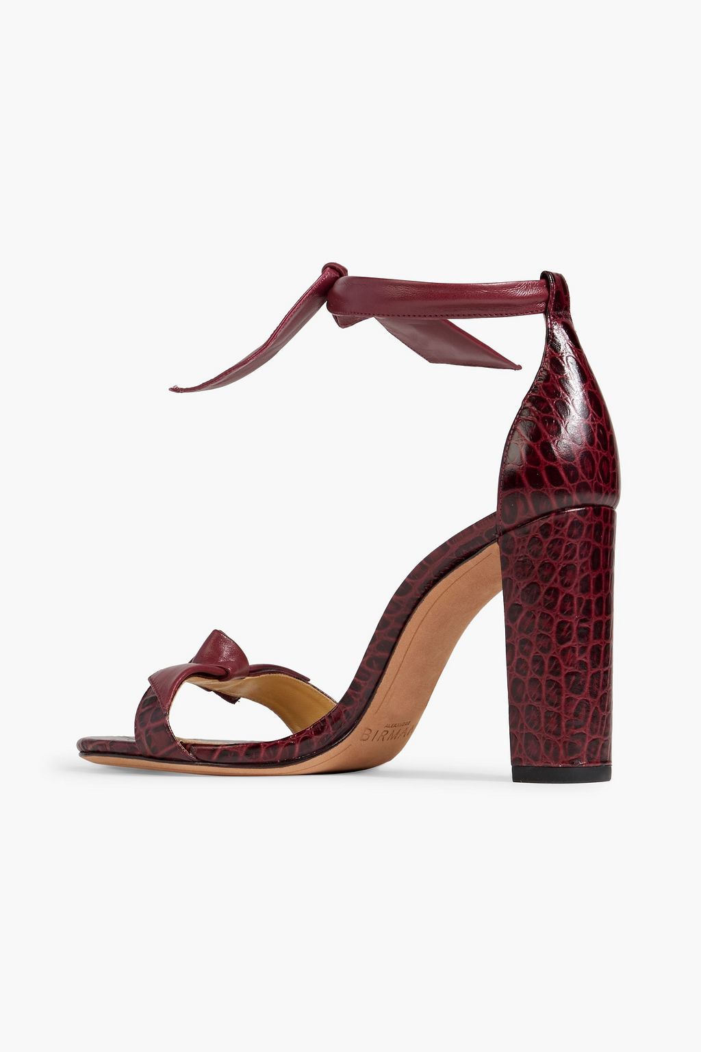 ALEXANDRE BIRMAN Clarita bow-detailed suede sandals