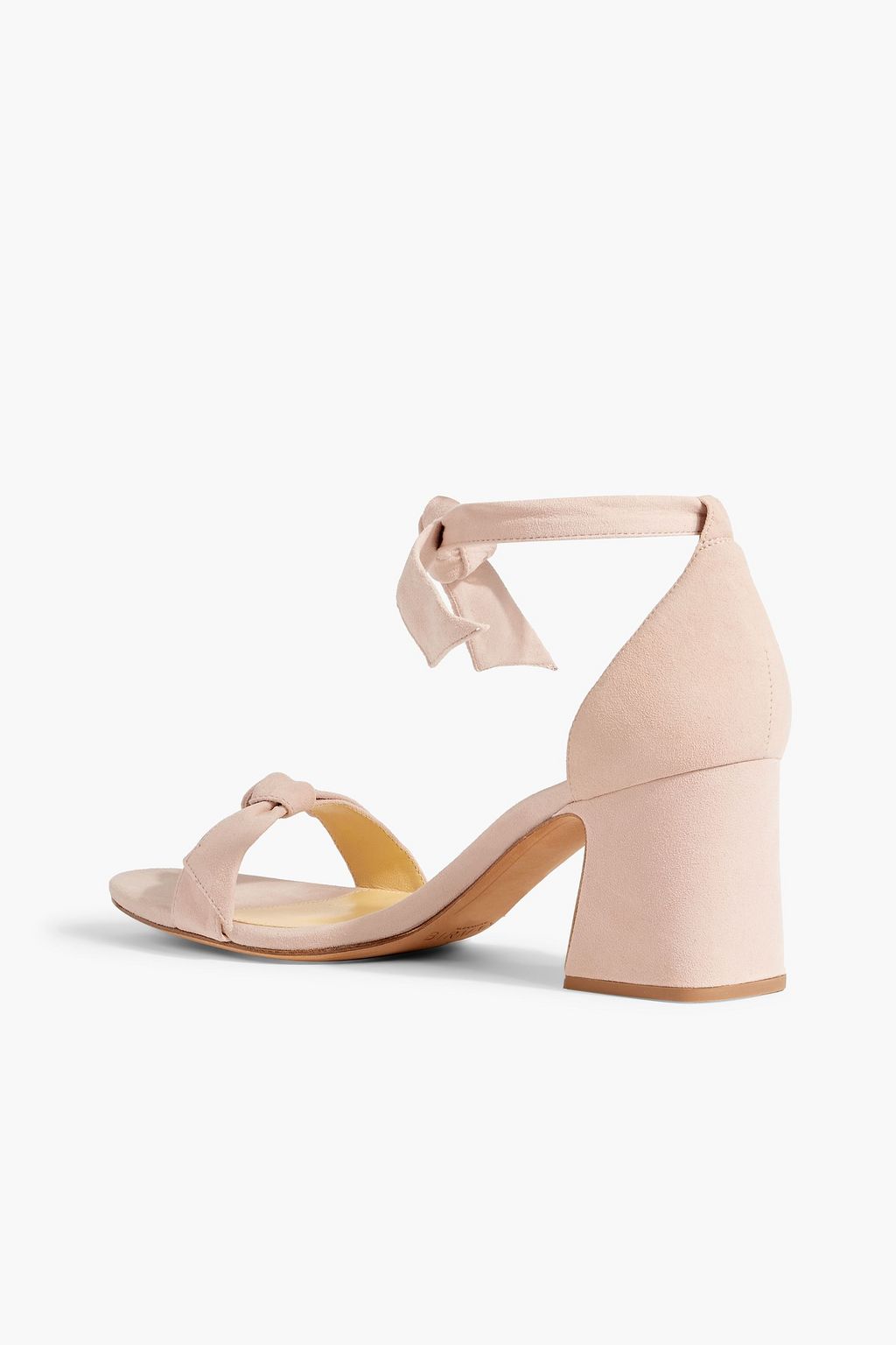 ALEXANDRE BIRMAN Bow-embellished suede sandals