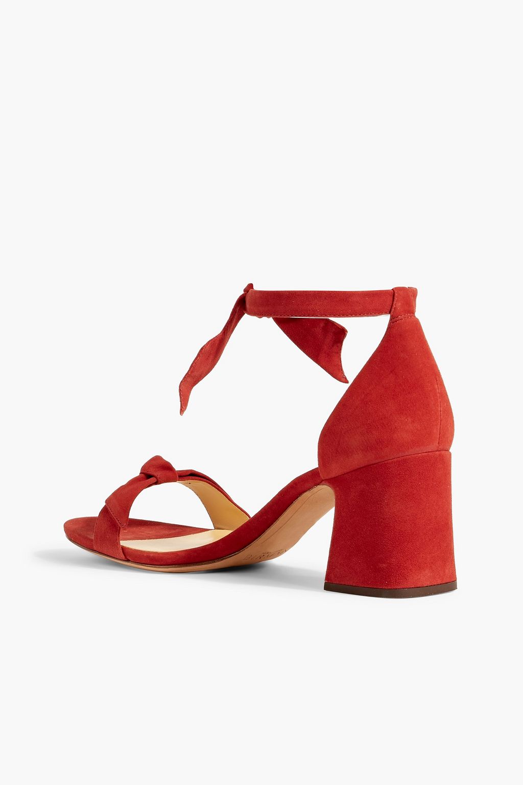 ALEXANDRE BIRMAN Bow-embellished suede sandals