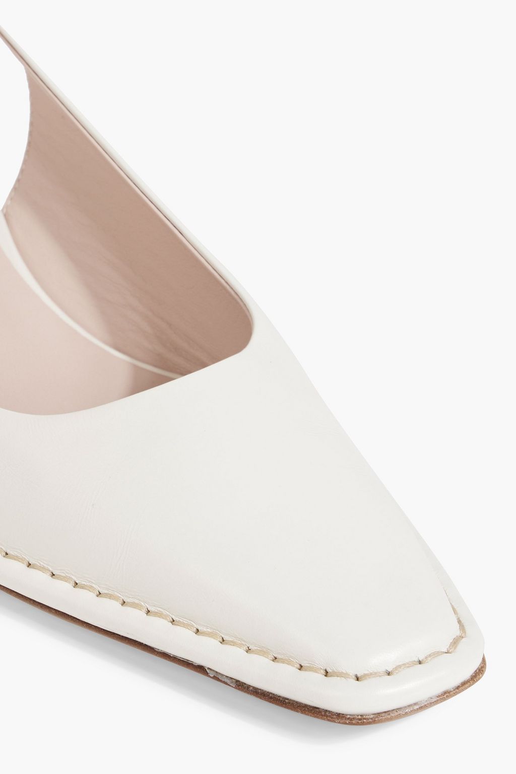 TOD'S Leather slingback pumps