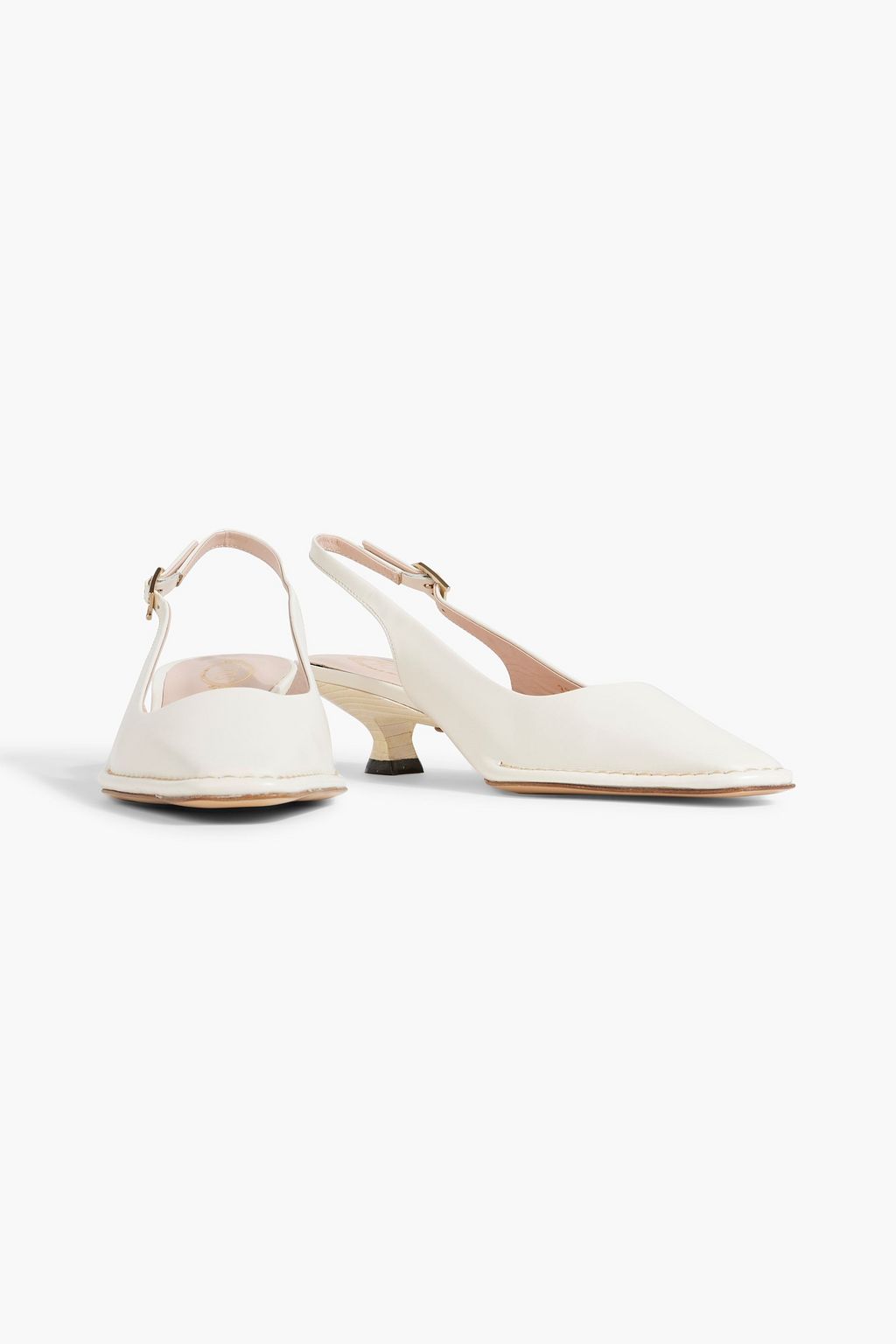 TOD'S Leather slingback pumps
