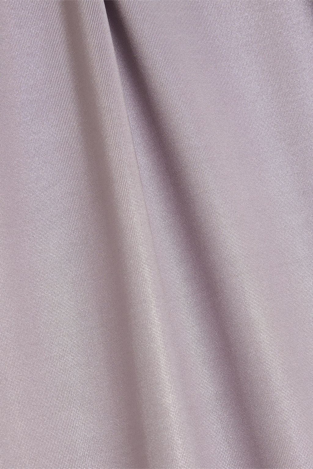 RICK OWENS Satin-jersey flared pants