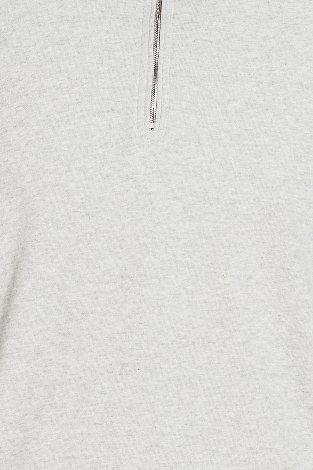 OFFICINE GÉNÉRALE Edmund mélange French cotton-terry sweatshirt