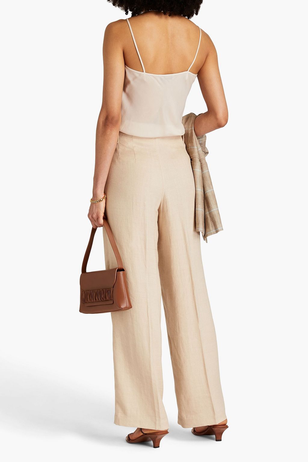 GENTRYPORTOFINO Crepe camisole