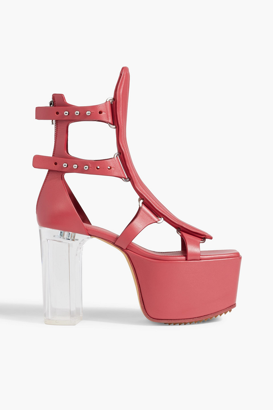 Rick Owens Sandals In Crimson