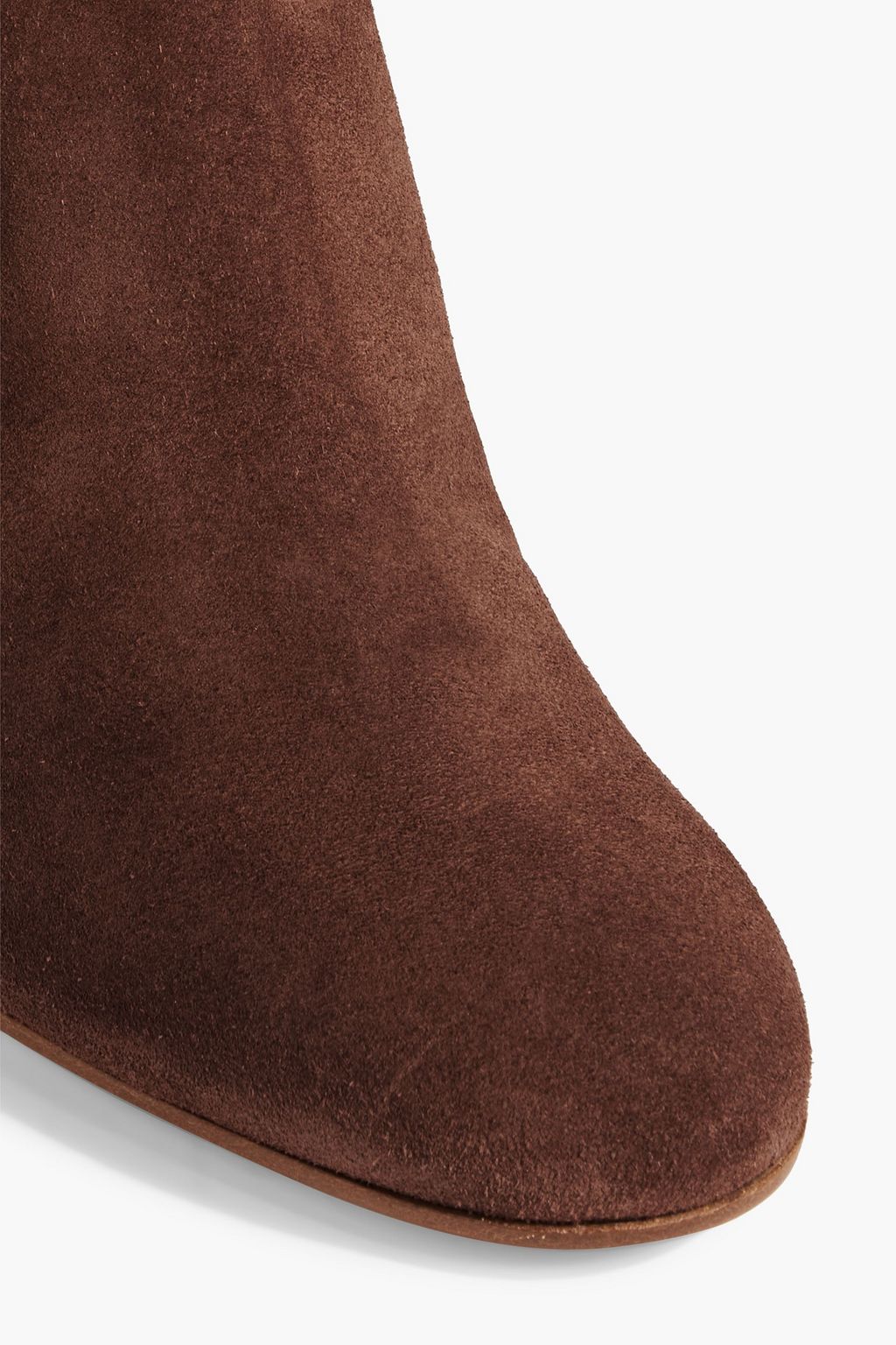 TOD'S Buckled suede ankle boots