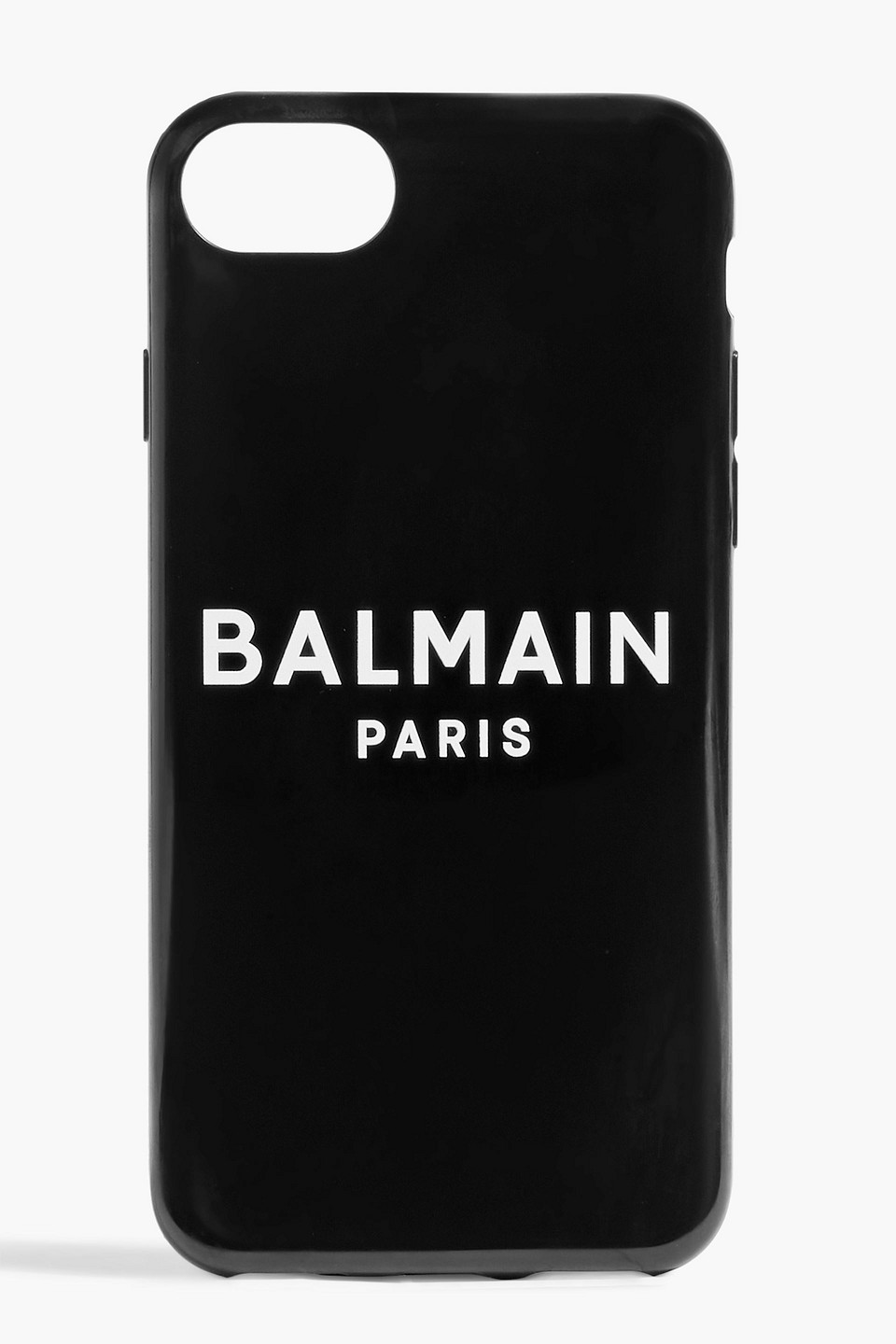 Balmain Printed Silicone Iphone 5/5s/se Case In Black