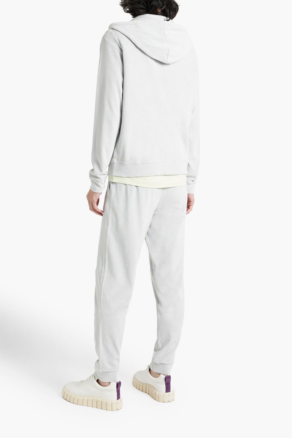 DEREK ROSE Isaac cotton-terry sweatpants