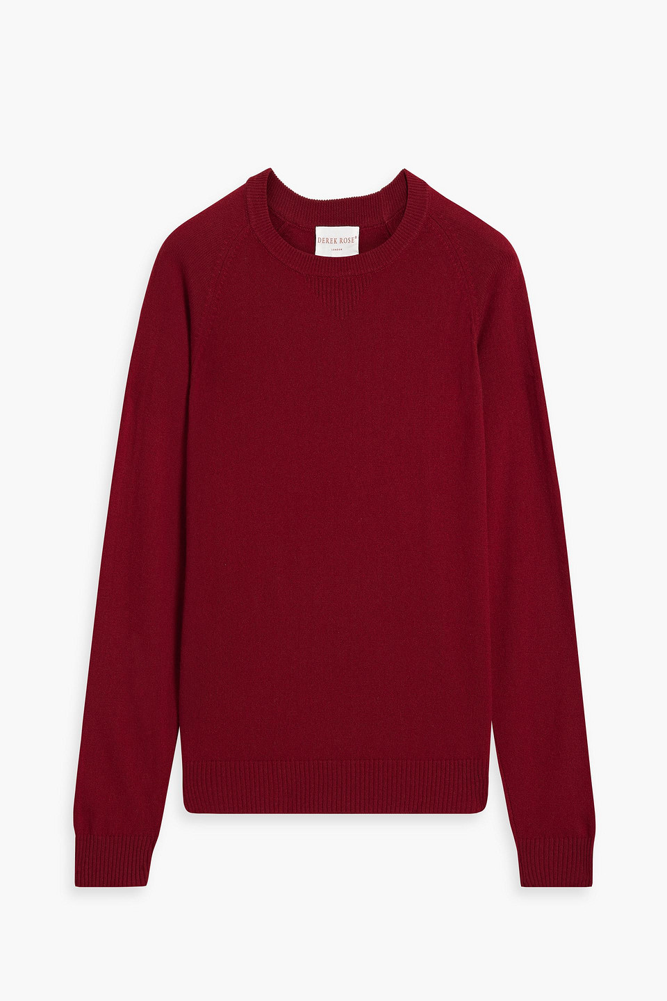 Derek Rose Cashmere Sweater In Brick