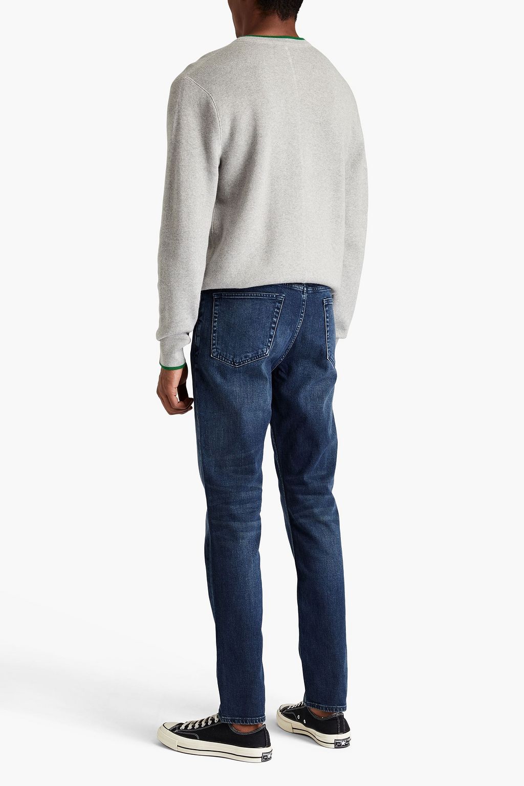 RAG & BONE Varsity Pullover aus Baumwolle mit Stickereien