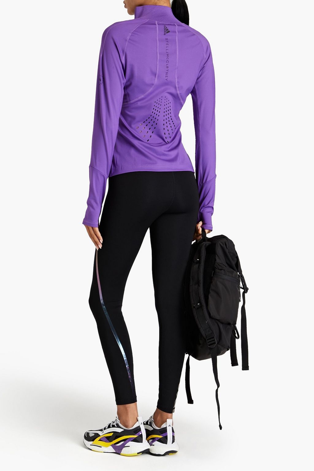 ADIDAS BY STELLA MCCARTNEY Perforated stretch-jersey track jacket