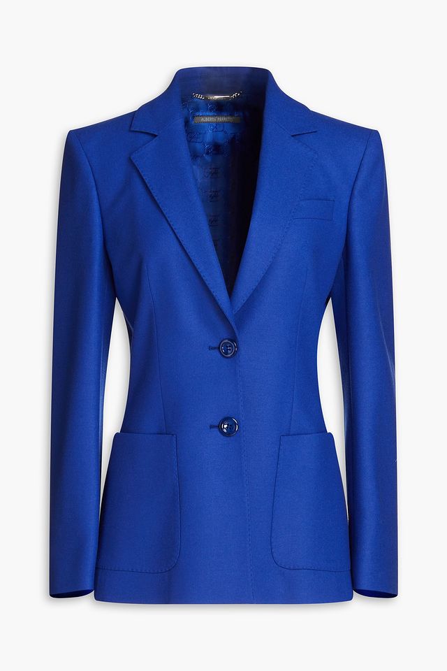 Stretch-wool blazer