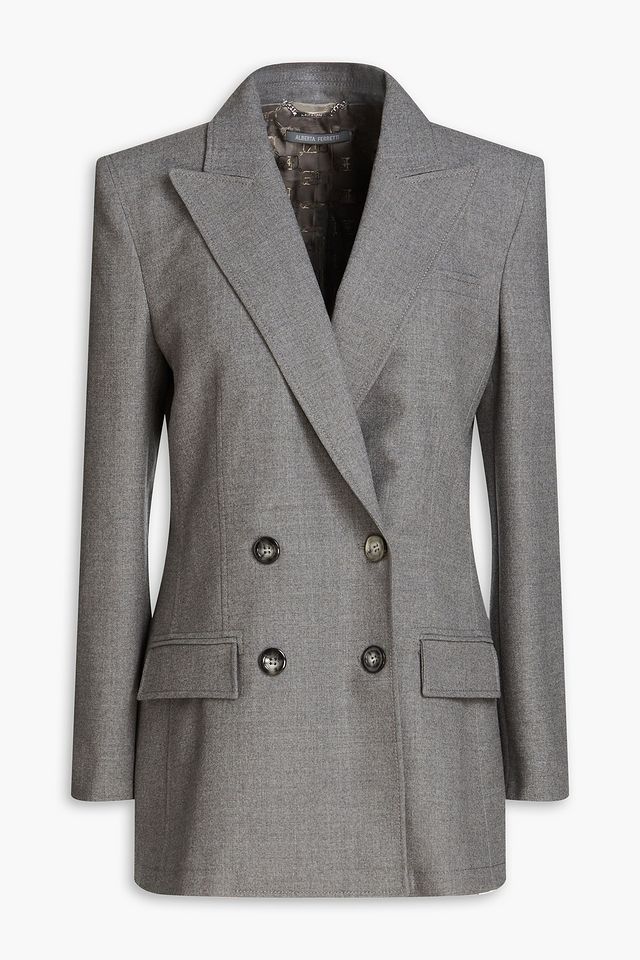 Stretch-wool blazer