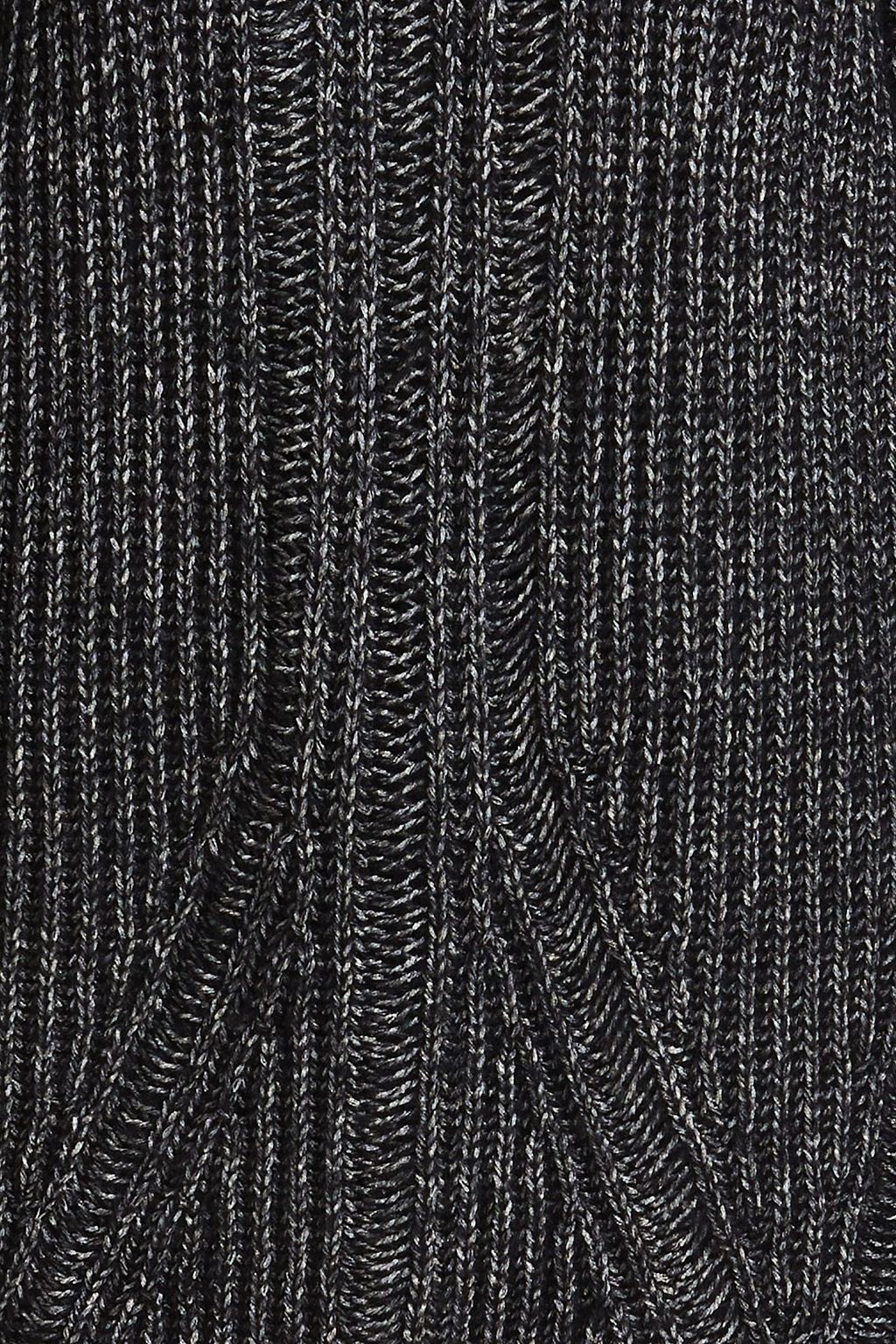 ALBERTA FERRETTI Metallic ribbed-knit sweater