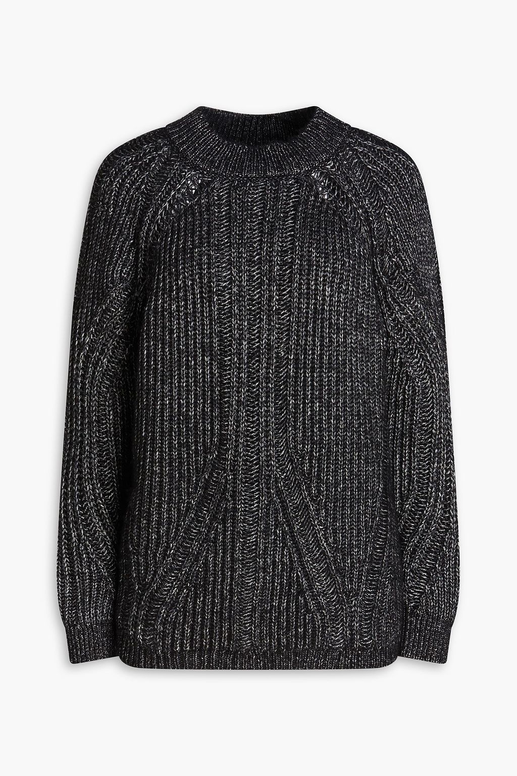 ALBERTA FERRETTI Pointelle-knit cotton sweater