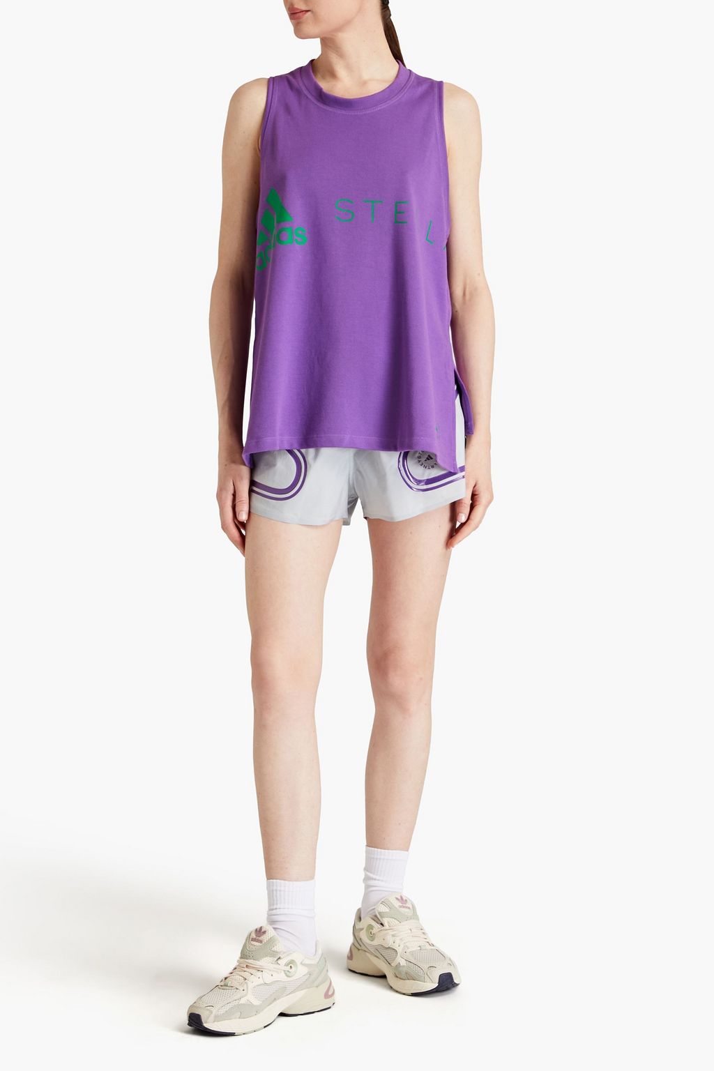 ADIDAS BY STELLA MCCARTNEY Printed shell shorts