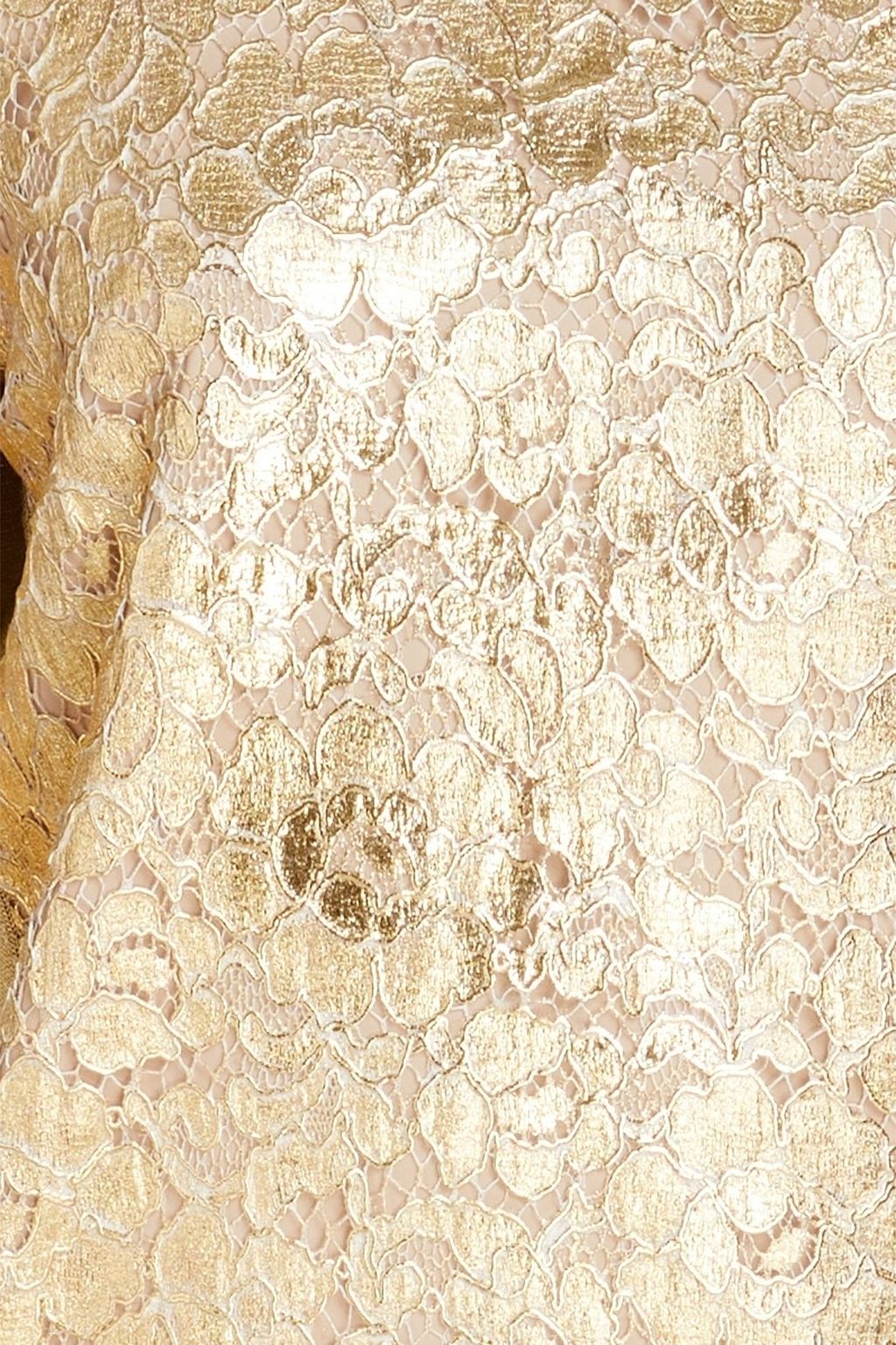 OSCAR DE LA RENTA コードレース セーター ラメパネル