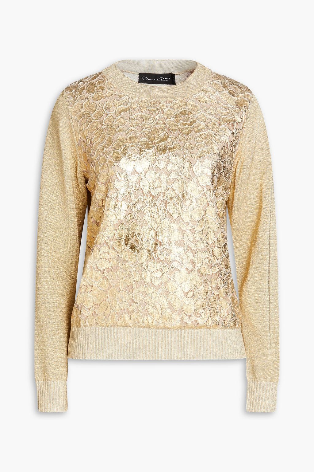 Gold sales lame sweater