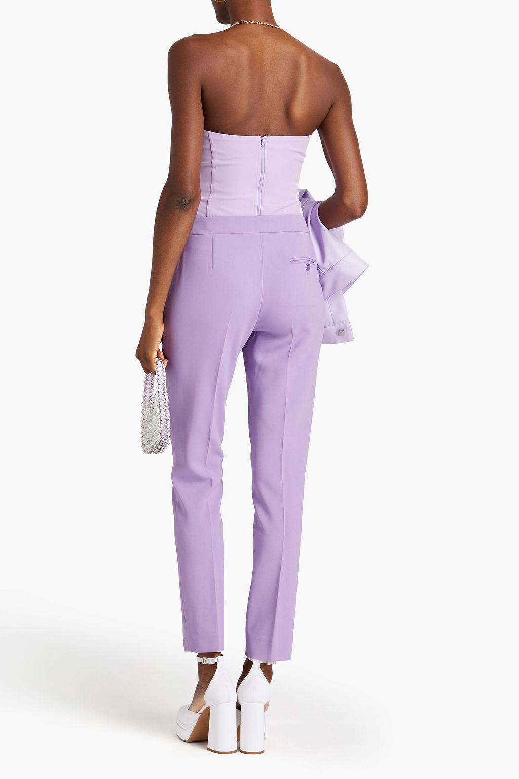 MOSCHINO Crepe tapered pants