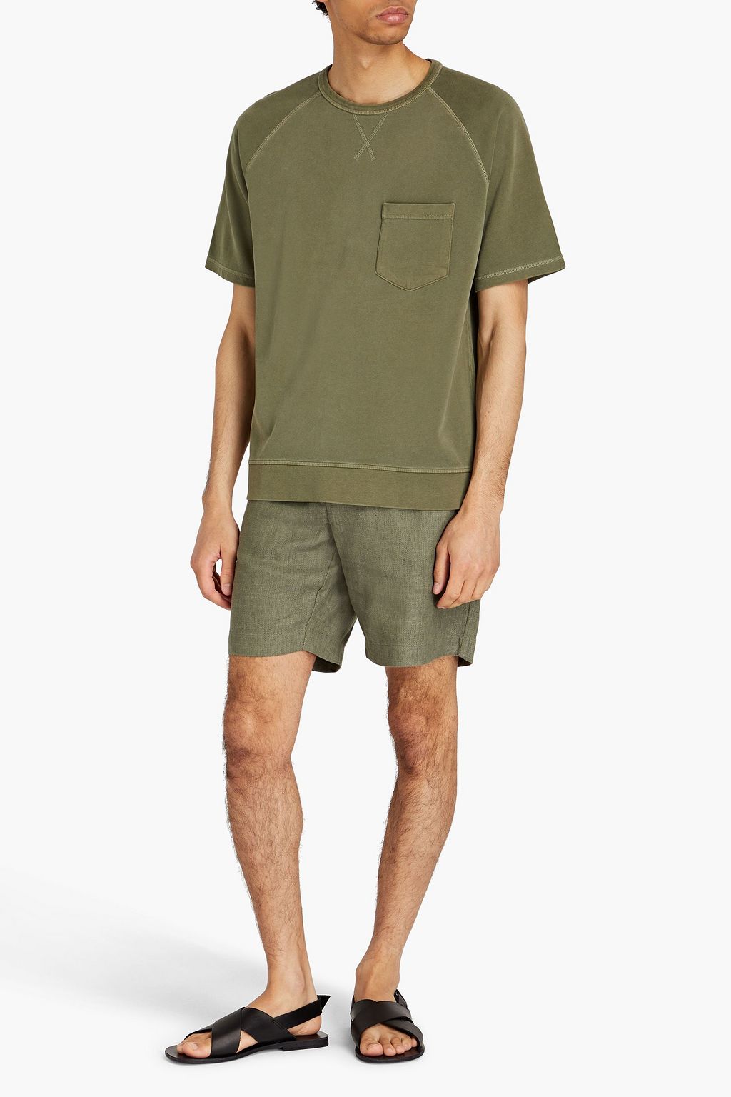 OFFICINE GÉNÉRALE Chris French cotton-terry T-shirt