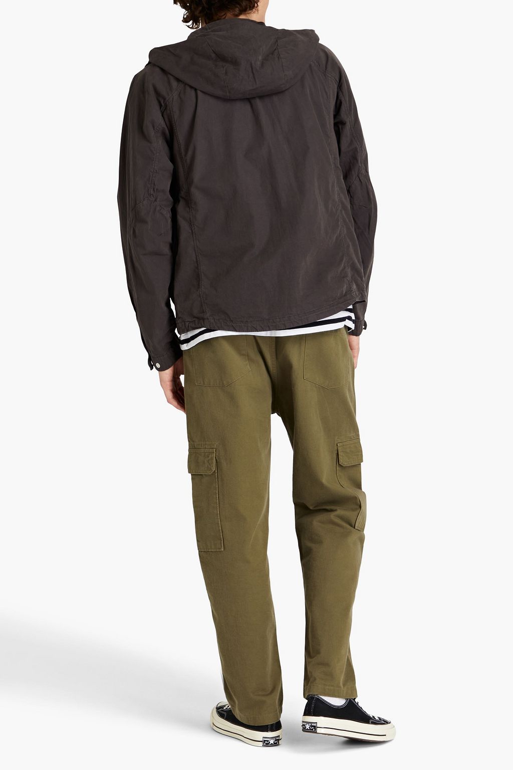 RAG & BONE Cotton hooded jacket