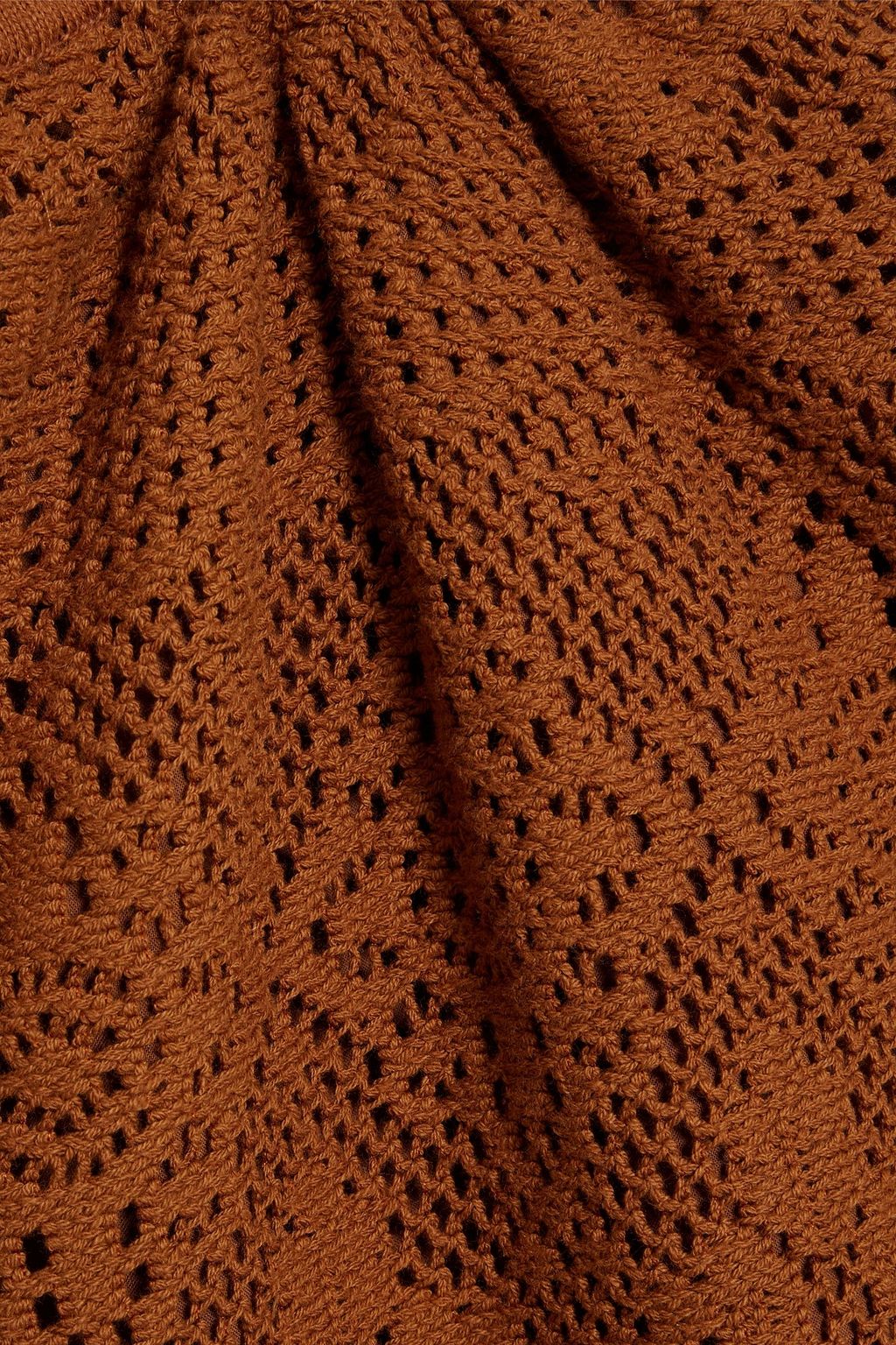 SIMKHAI Georgiana crocheted cotton-blend halterneck maxi dress