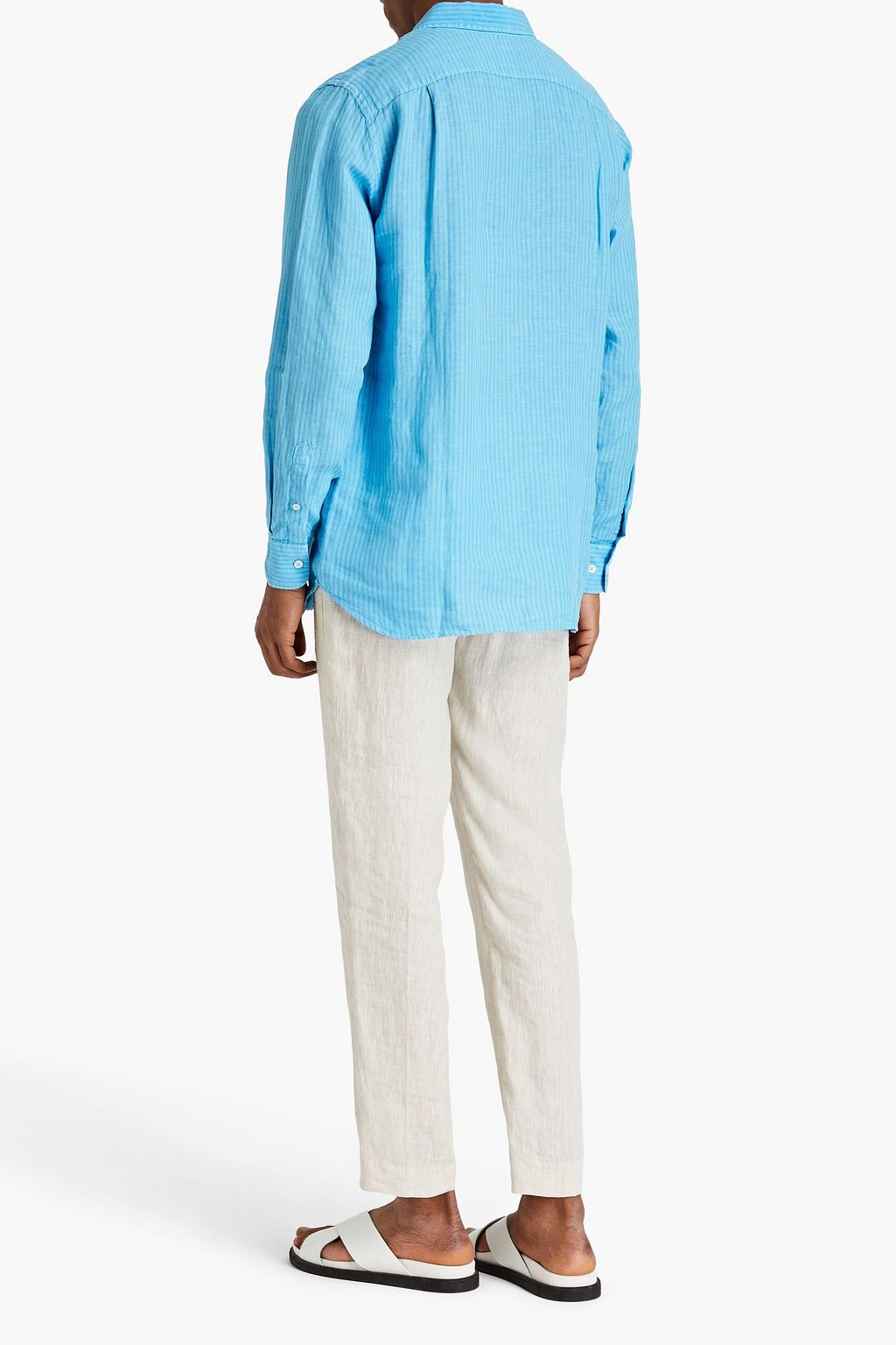120% LINO Striped linen shirt