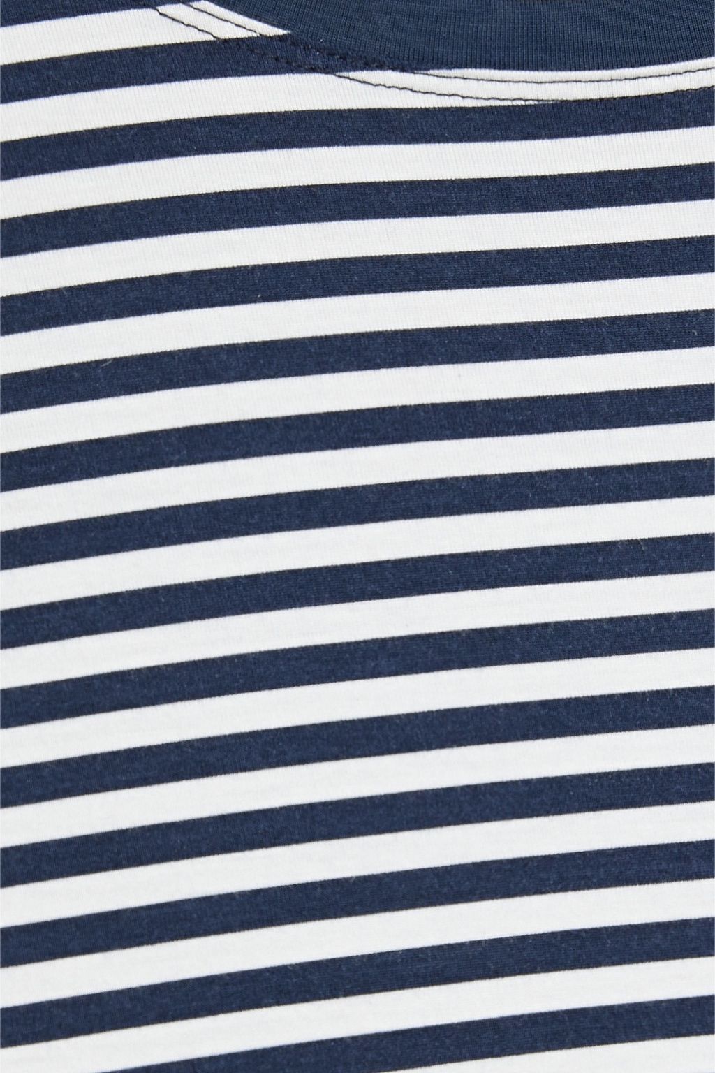 DEREK ROSE Alfie striped stretch-modal jersey T-shirt