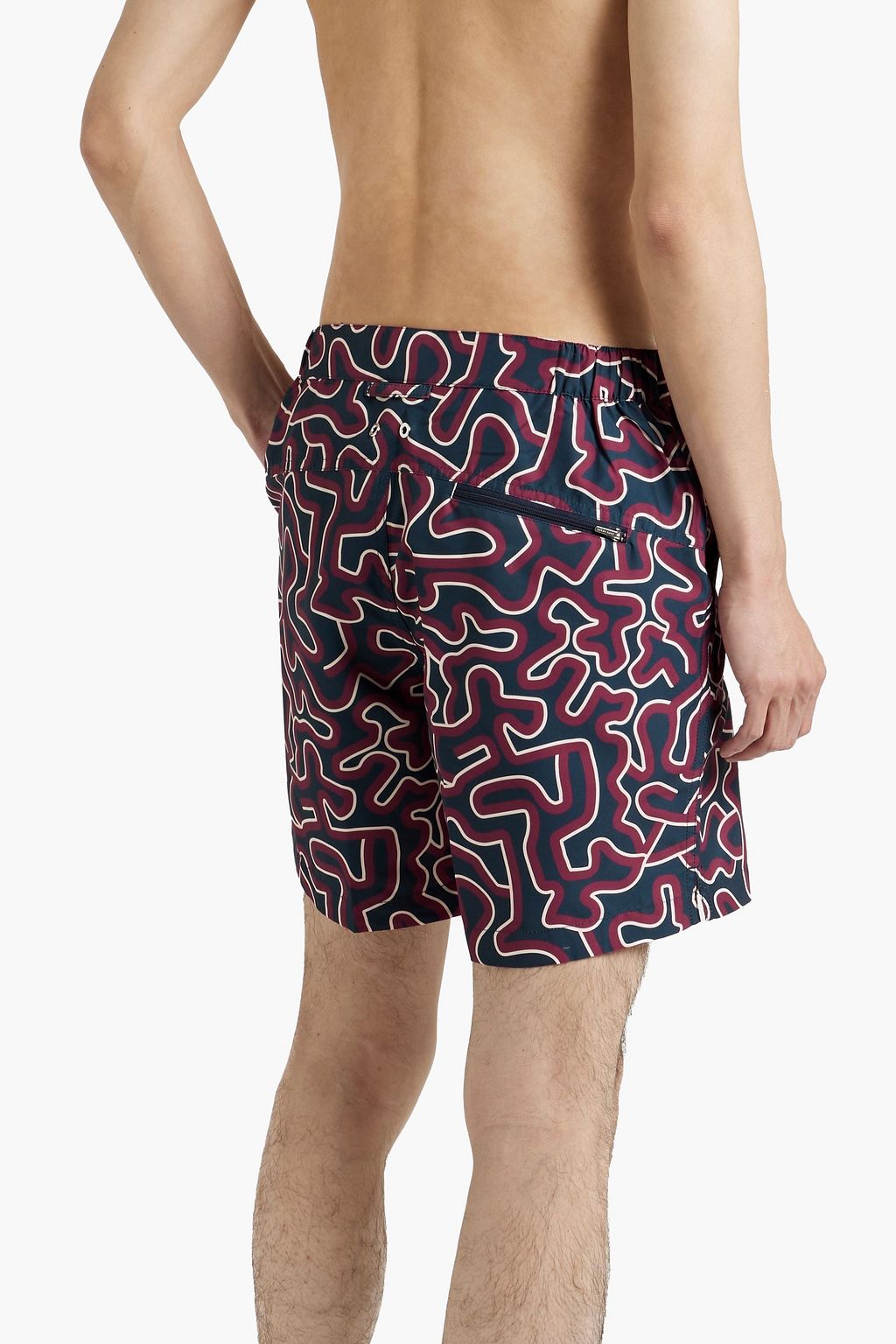 DEREK ROSE Maui mittellange Badeshorts mit Print
