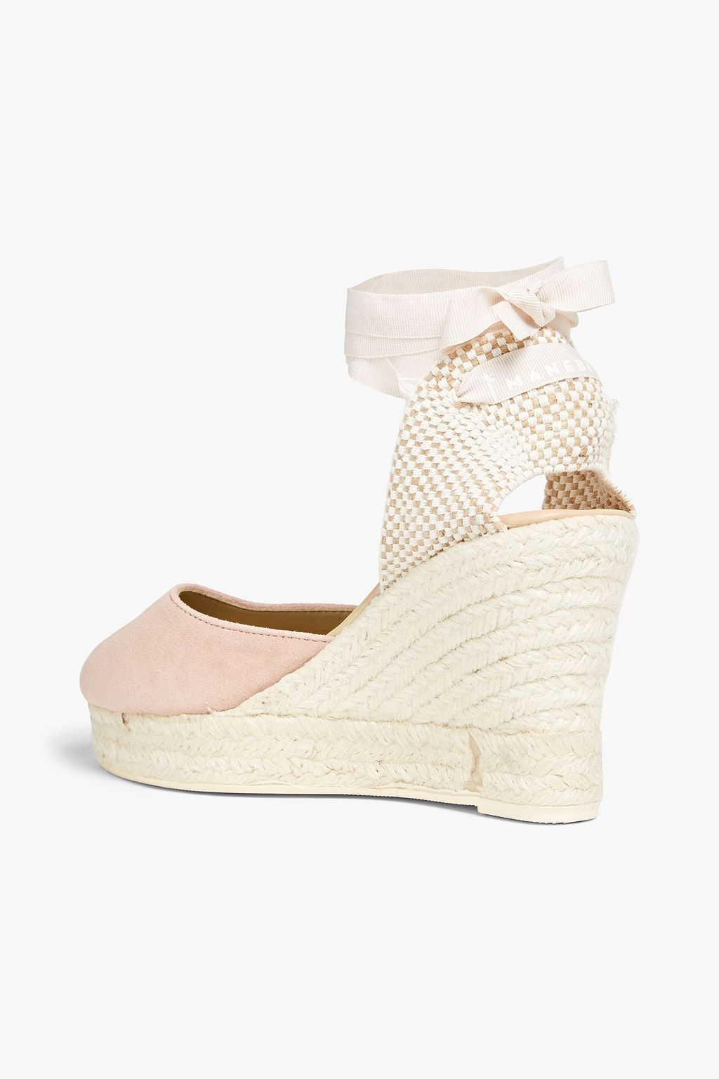 MANEBÍ Suede wedge espadrilles