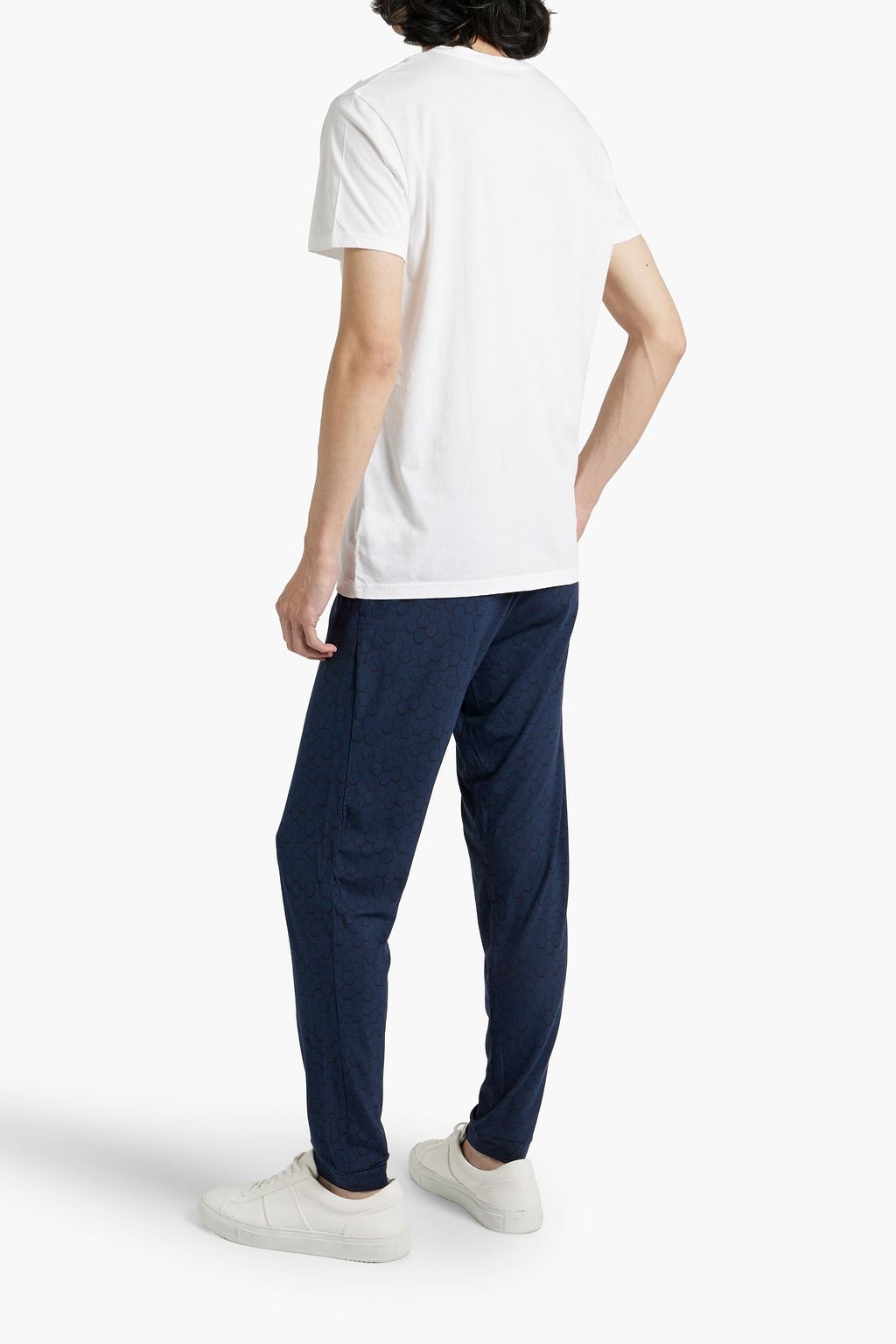DEREK ROSE London printed stretch-modal jersey sweatpants