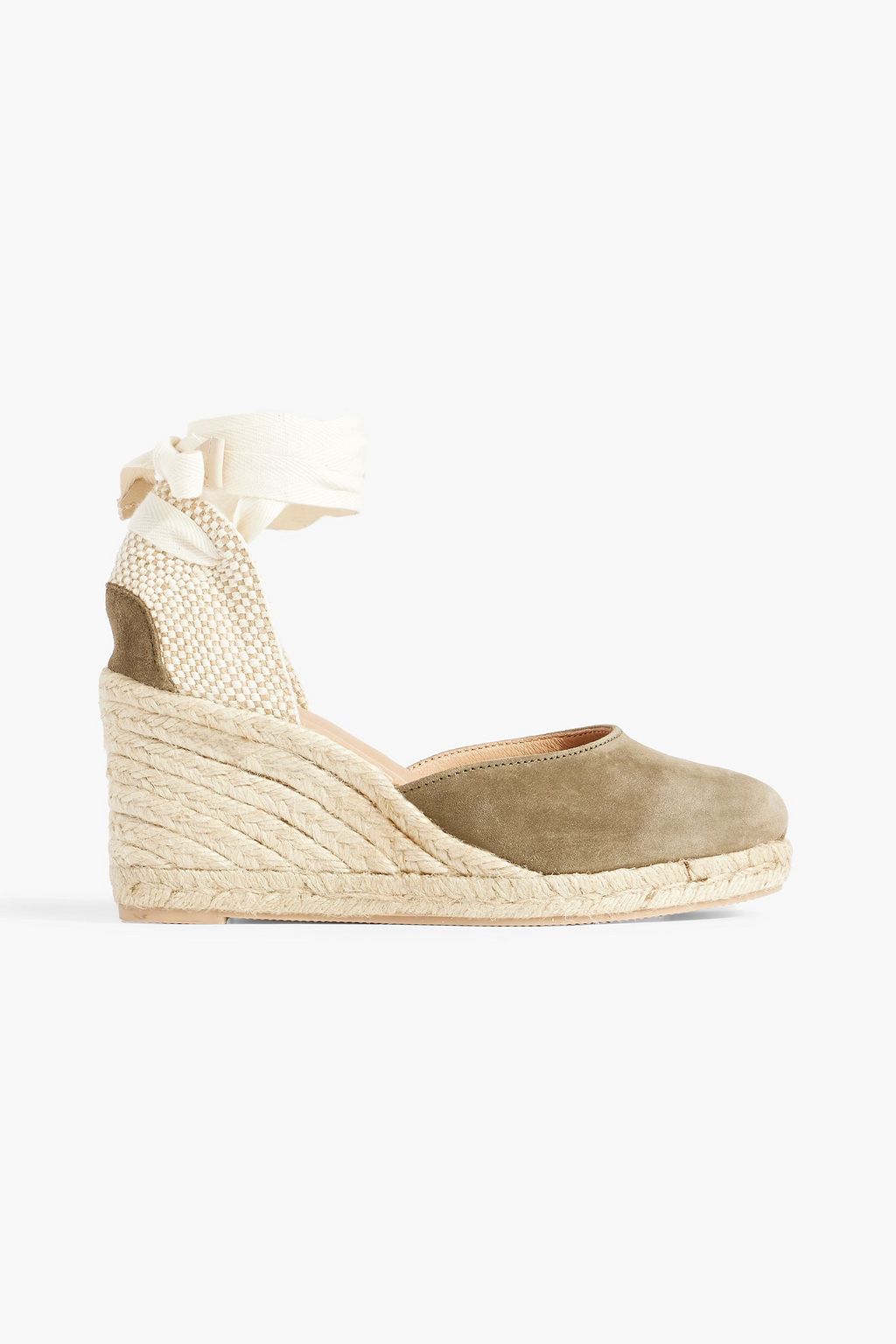 LAST STUDIO Leda suede wedge espadrilles | THE OUTNET