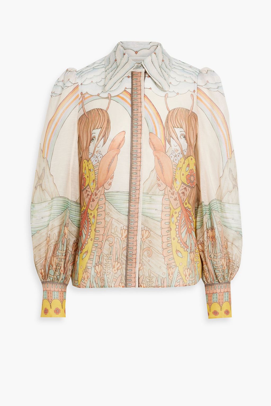 Zimmermann Blouse 25 Linen Silk 028