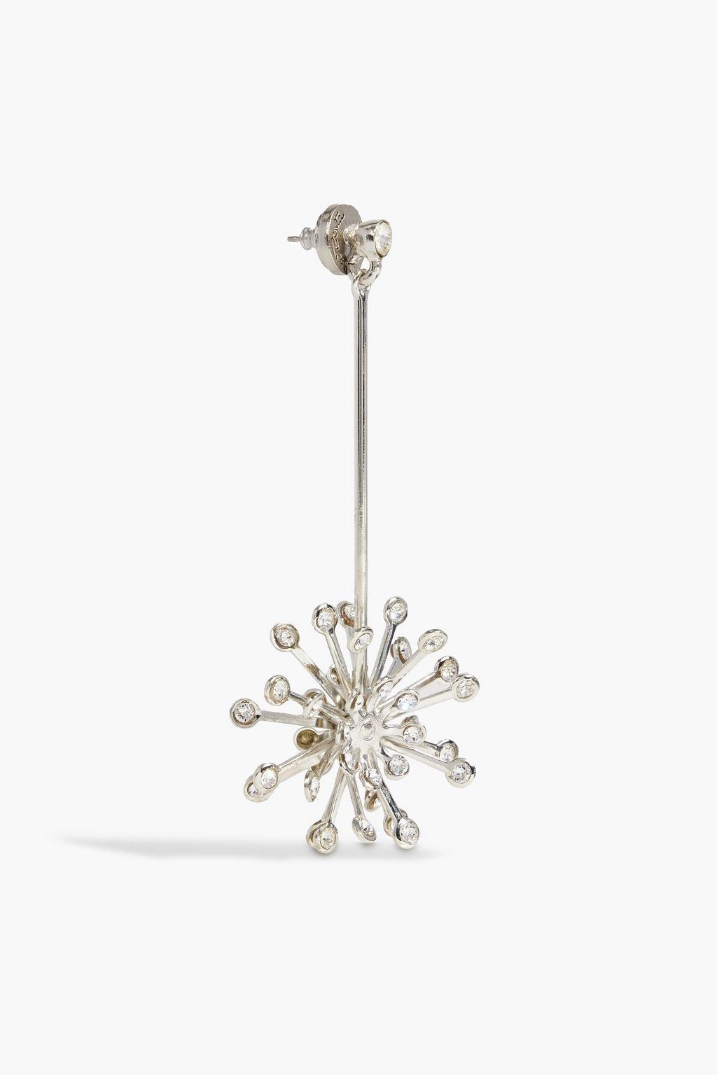 OSCAR DE LA RENTA Gold-tone crystal earrings