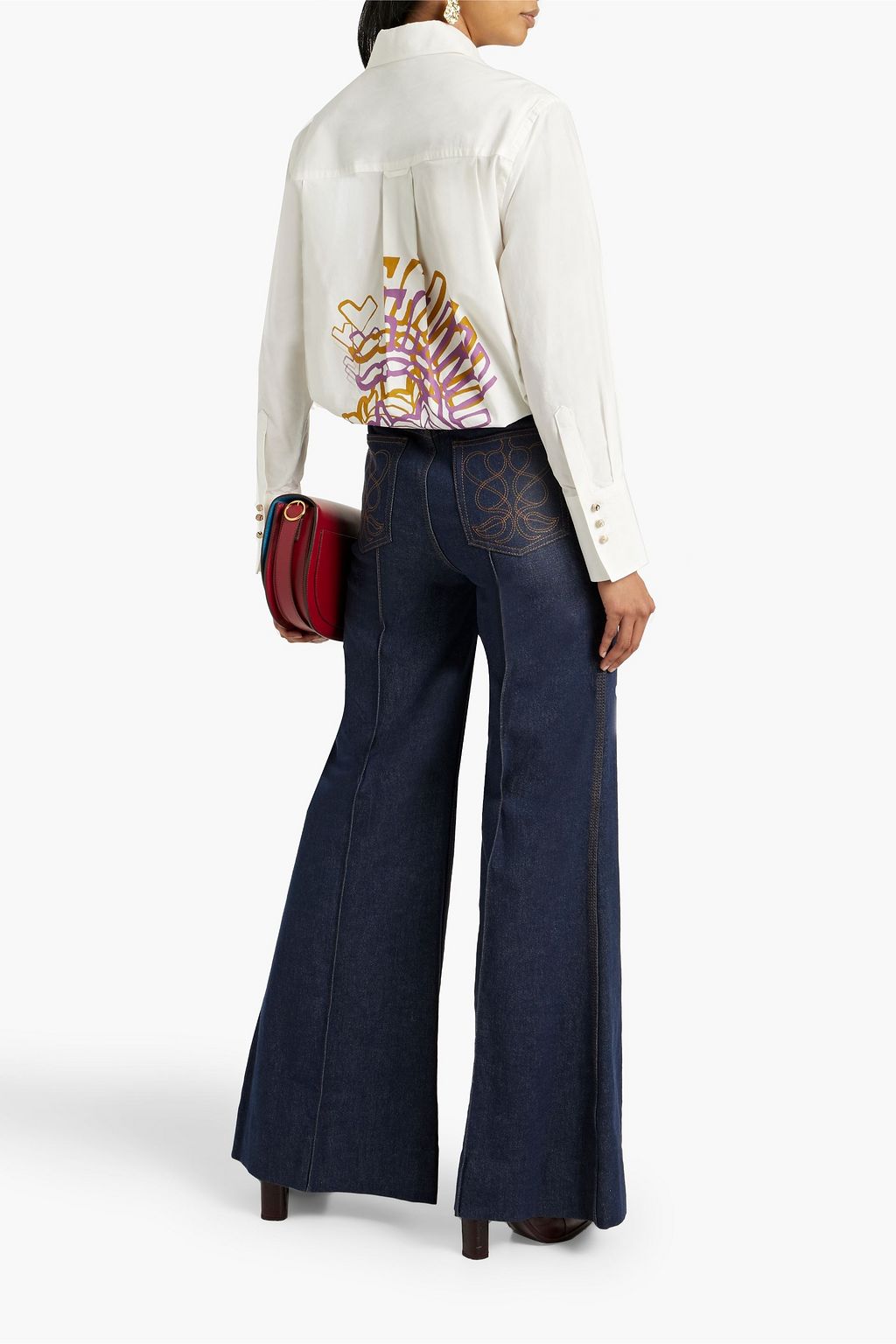 ZIMMERMANN High-rise flared jeans