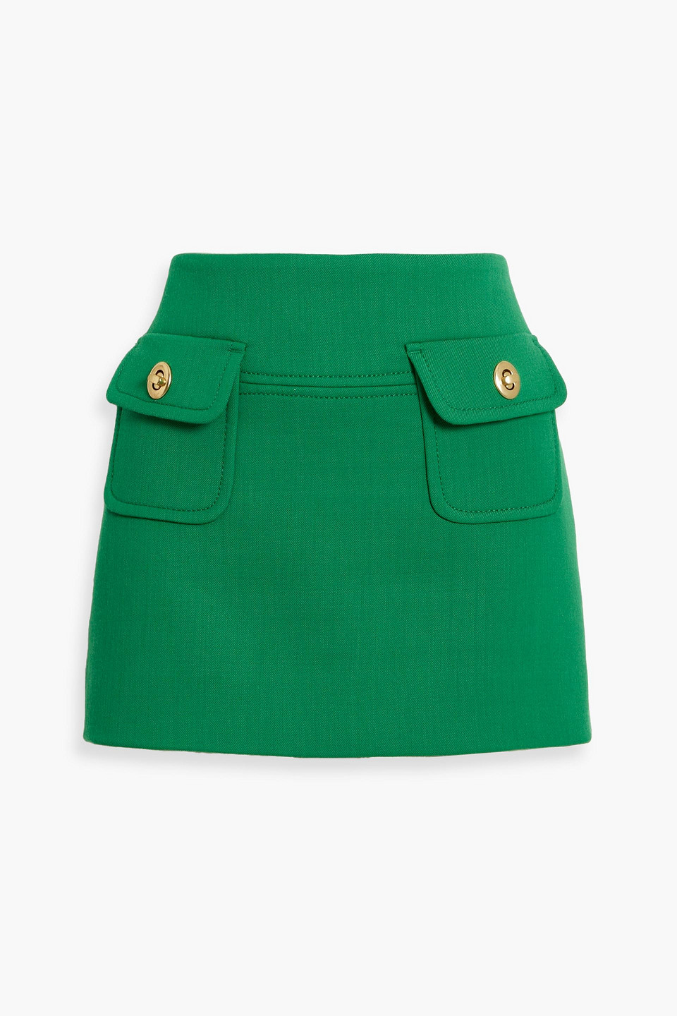 Zimmermann - Twill mini skirt - Green - 3